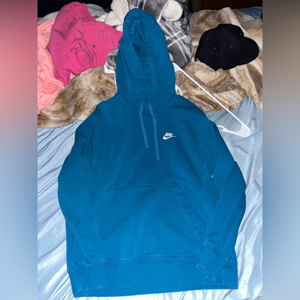 Blue Nike hoodie